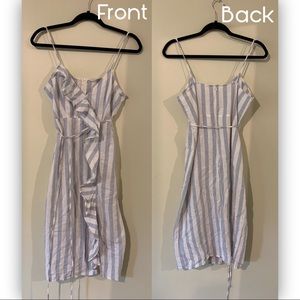 Striped Ruffle Dress from Zara